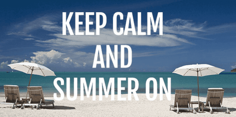 photo of the beach with word