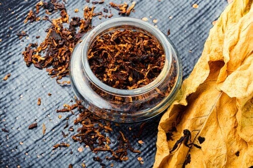 pile of tobacco