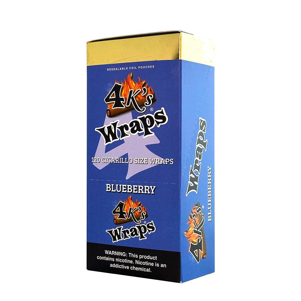Good Times 4k's Wraps Blueberry Blueberry / 30 Packs of 4 (120ct)