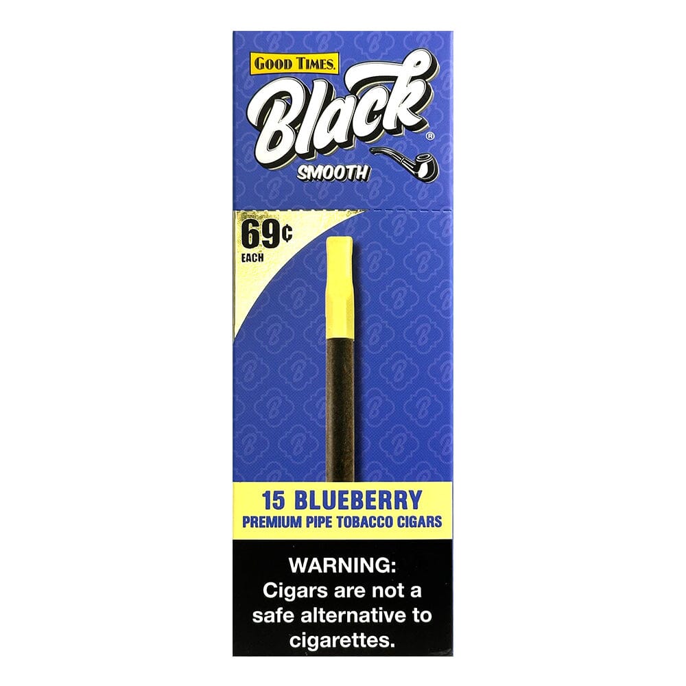 Good Times Black Smooth Blueberry Cigars