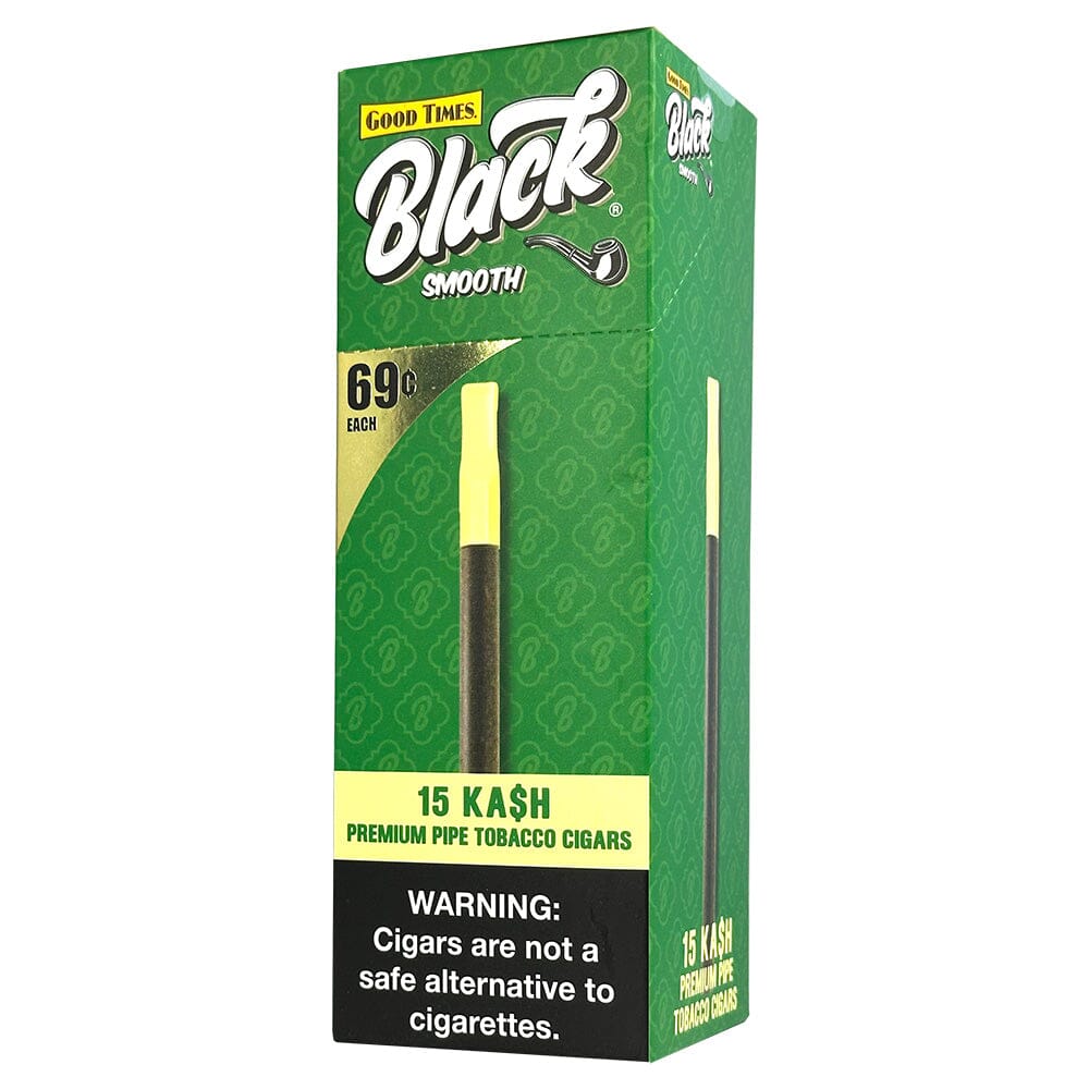 grimms premium tobacco Good Times Black Smooth Kash Cigars Kash / 15ct Upright