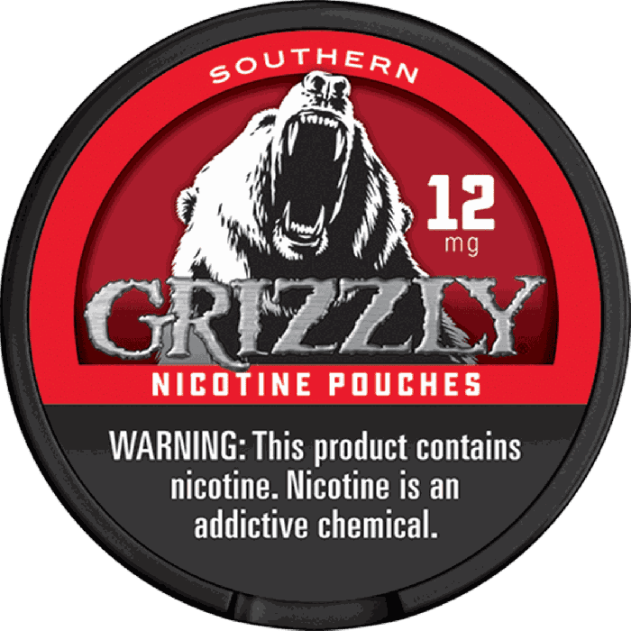 tobacco pouch snus Grizzly Nicotine Pouches Southern