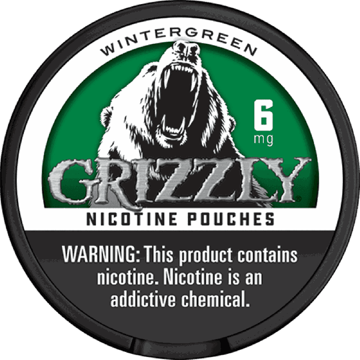 Grizzly Nicotine Pouches Wintergreen