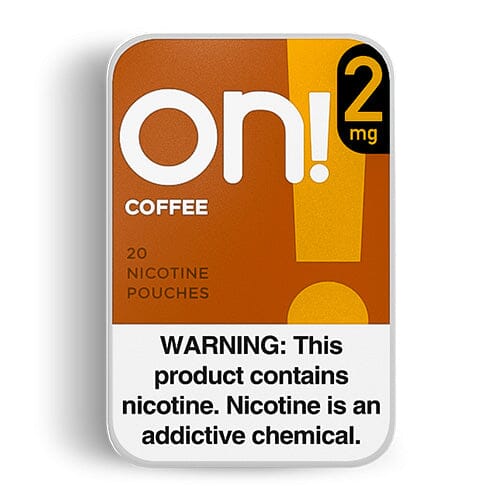 tobacco free coffee pouches ON! Nicotine Pouches Coffee 2mg / 5 Pack