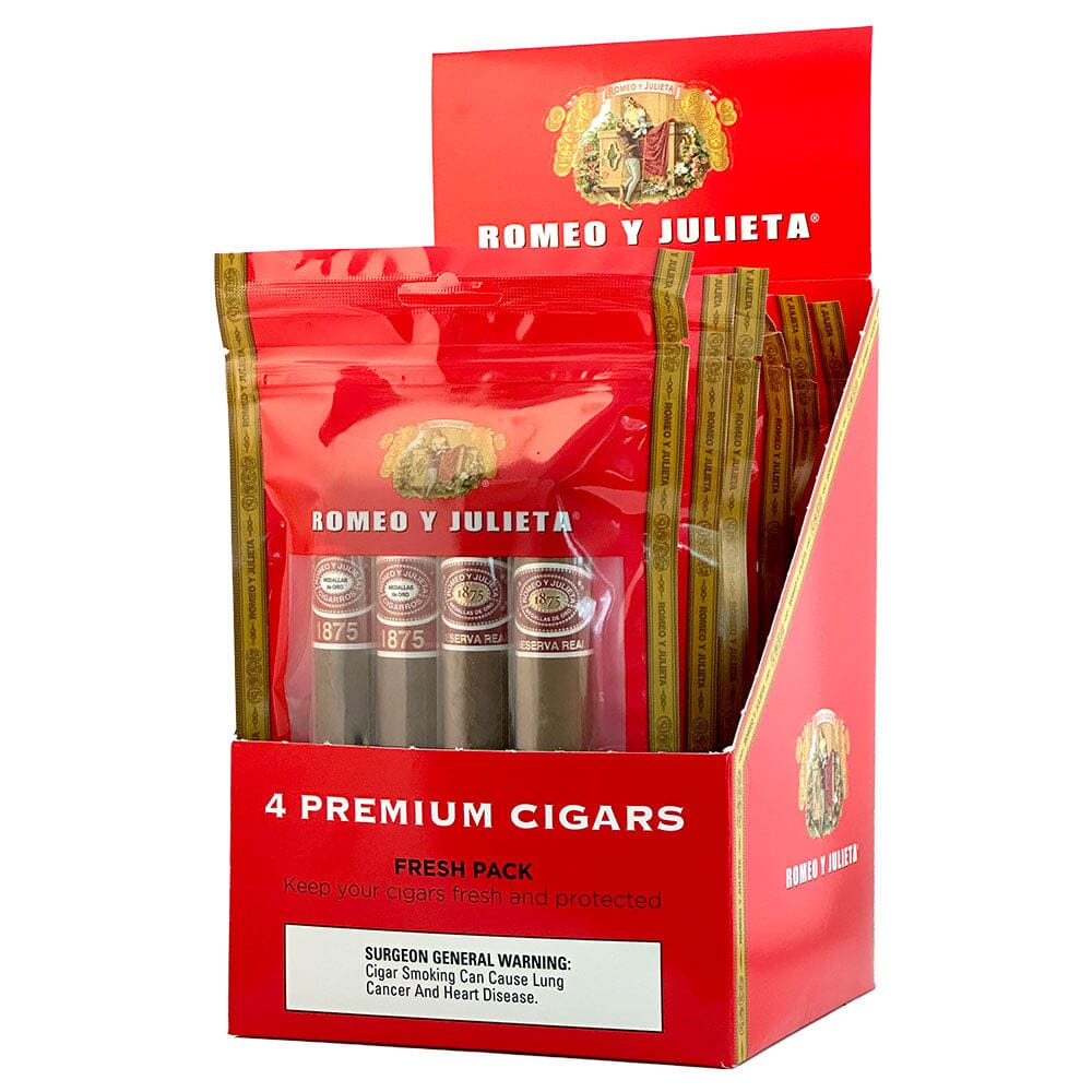 Romeo y Julieta 1875 and Reserva Real Fresh Packs