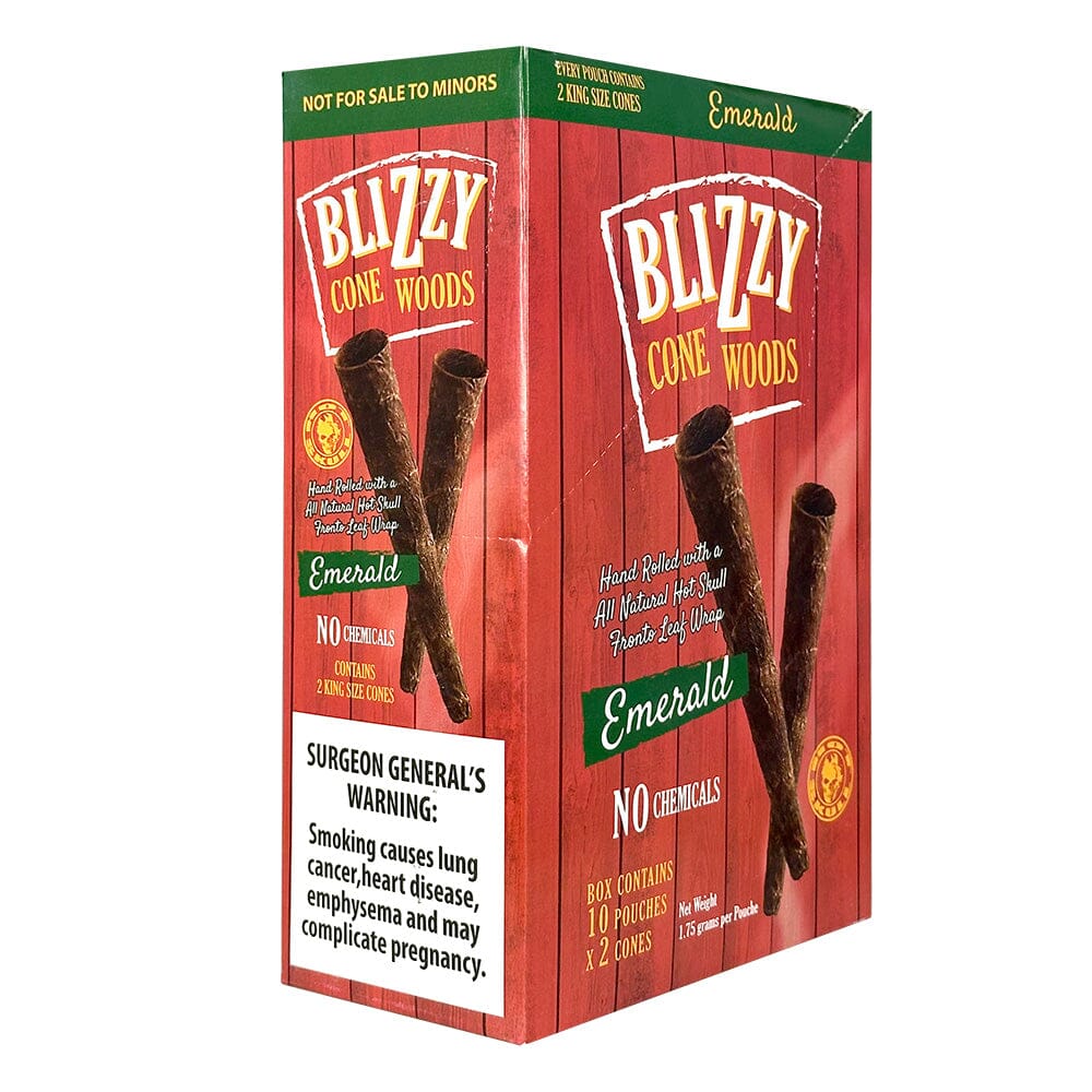 Blizzy Cone Woods Emerald | Hot Skull | BnB Tobacco