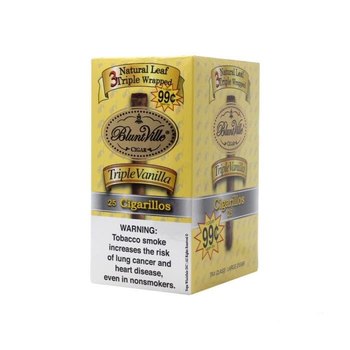 Bluntville Vanilla Triple Wrapped Cigars