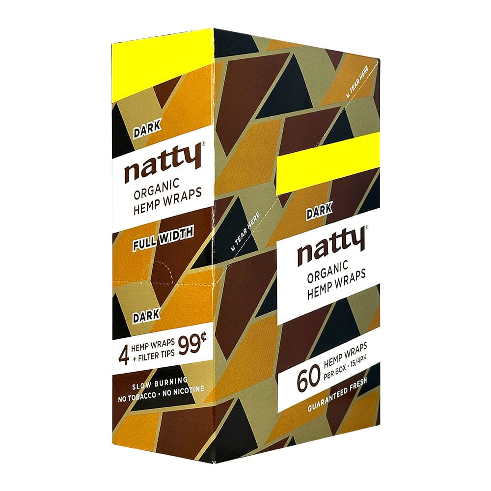 Natty Organic Hemp Dark Wraps | Blunt Wraps