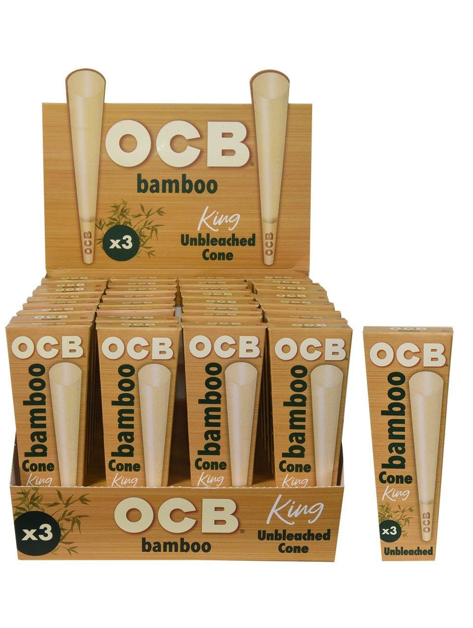 OCB Bamboo King Cones - bnb-tobacco