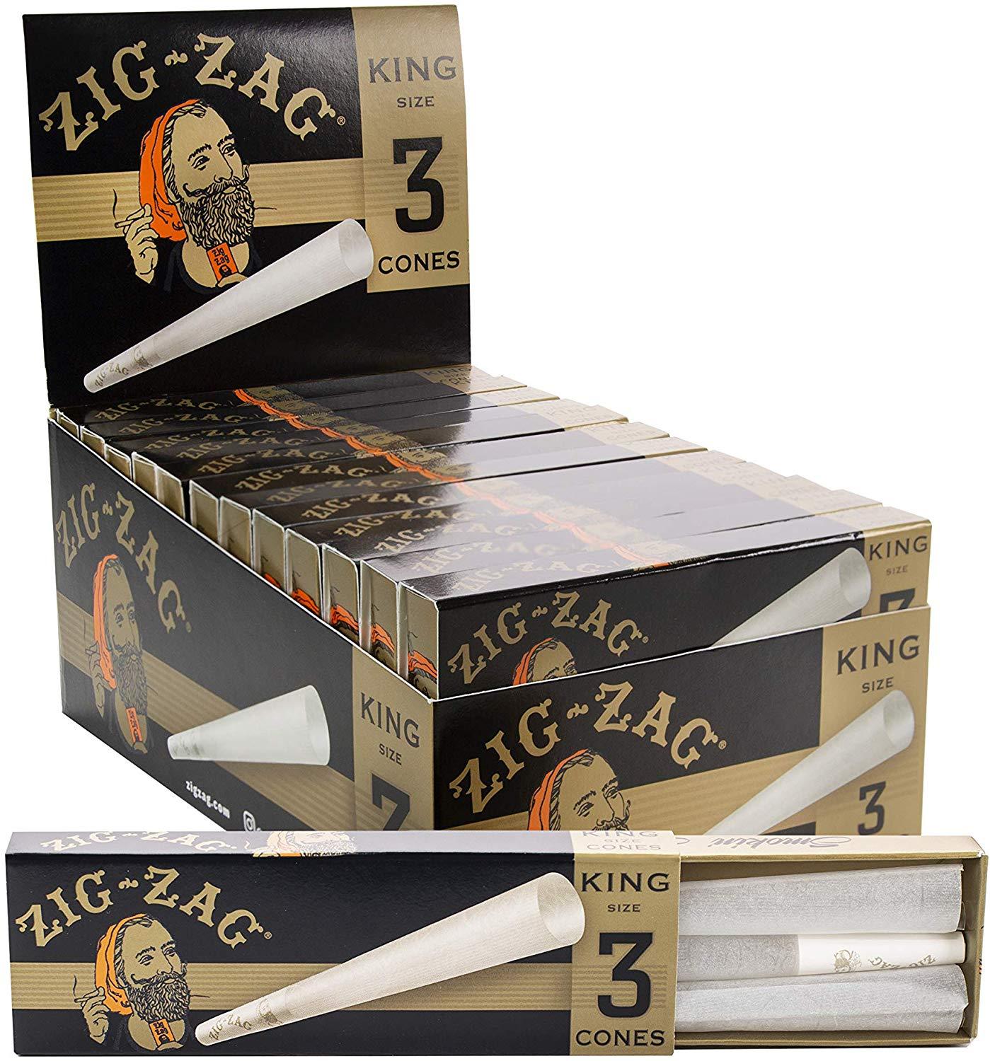 Zig Zag Paper King Cones - bnb-tobacco