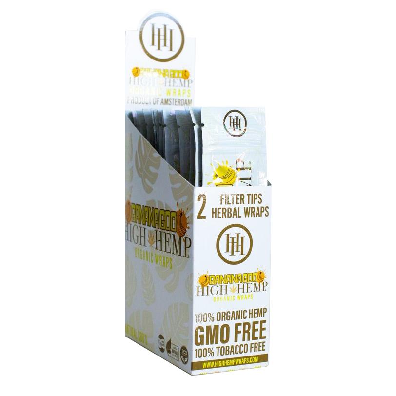 High Hemp Banana Goo Wraps - Cigarette Tubes