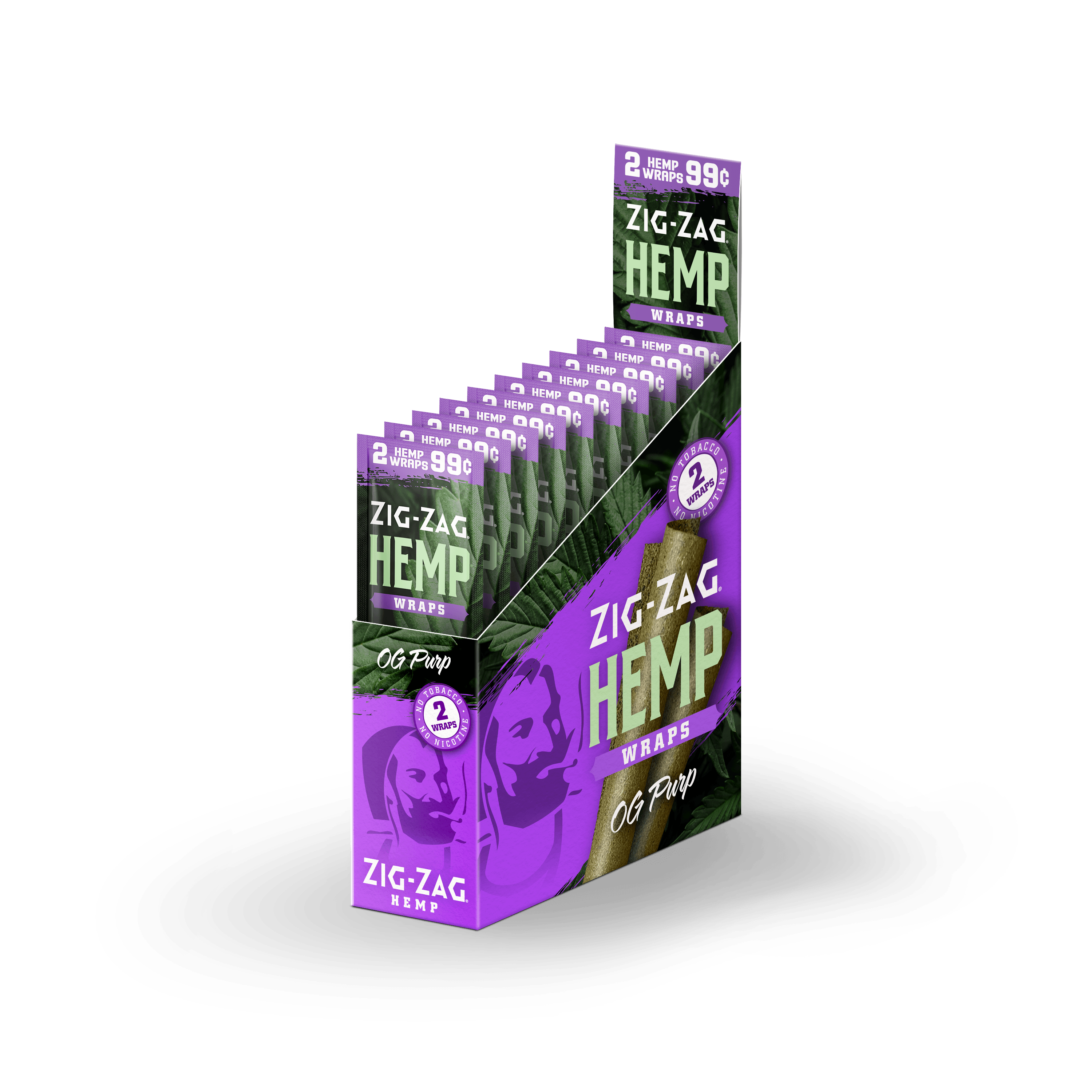 Zig Zag OG Purp Hemp Wraps - bnb-tobacco