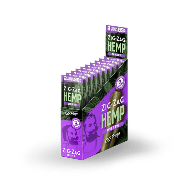 Zig Zag OG Purp Hemp Wraps | Blunt Wraps | BnB Tobacco