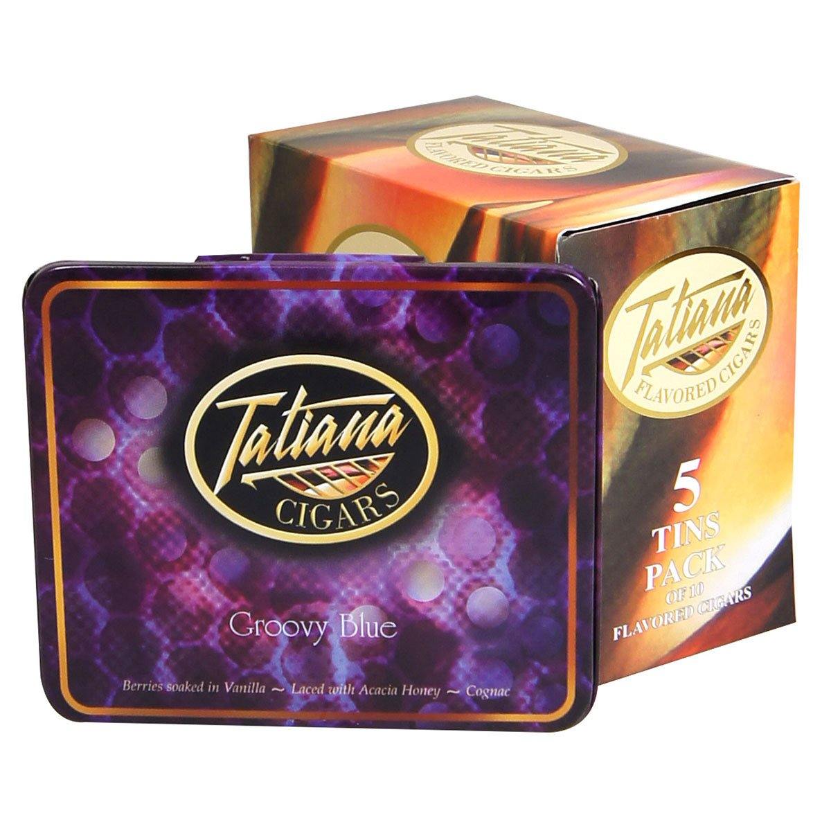 Tatiana Groovy Blue Mini Cigarillos | Flavored Cigars