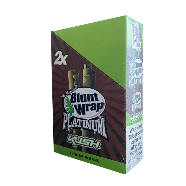 how much tobacco in a blunt wrap Blunt Wrap Kush Double Platinum Wraps