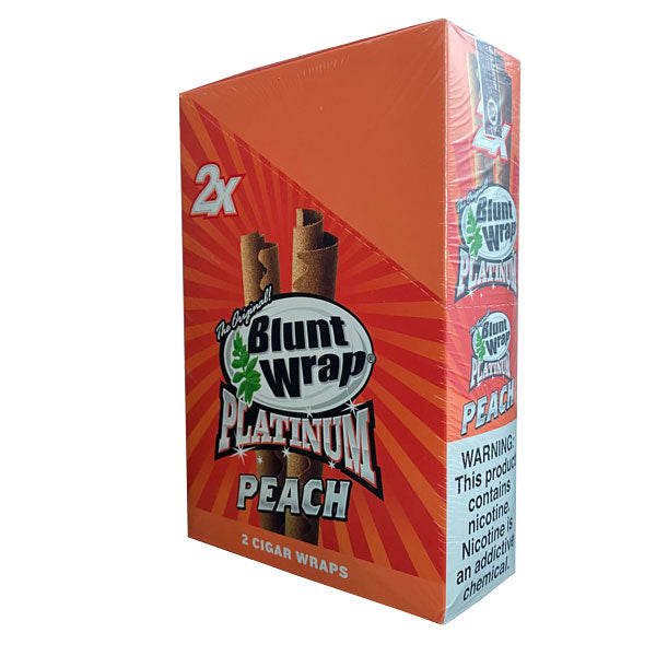 Blunt Wrap Peach Double Platinum Wraps