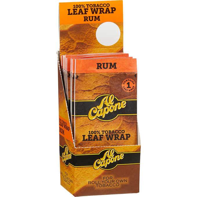 al capone tobacco leaf Al Capone Leaf Rum Rum / 1 Pouch x 18
