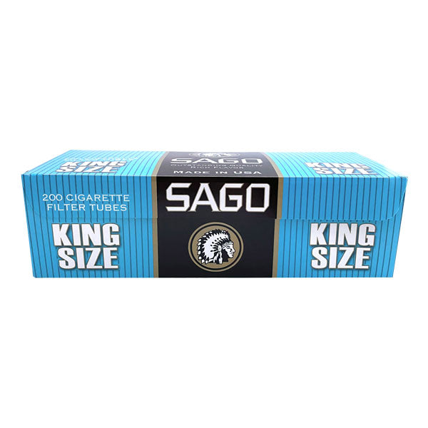 king size cigarette tubes Sago Tubes Blue King (84mm) / 200ct Carton
