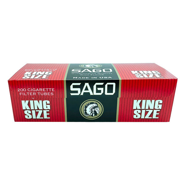 tobacco and tubes online Sago Tubes Red King (84mm) / 200ct Carton
