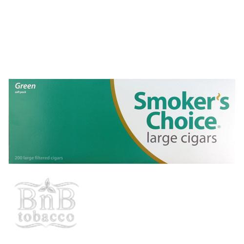Smoker's Choice Green (Menthol) Little Cigars BnB Tobacco