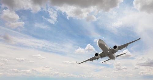 airplane flying