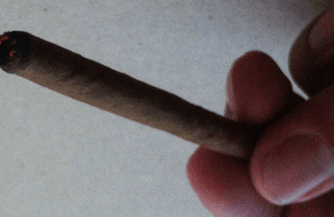 Cigarillo being held