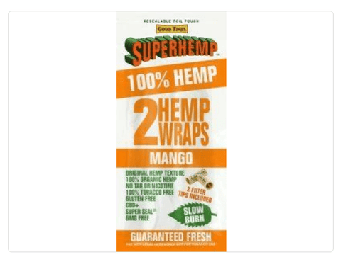 Superhemp mango hemp wraps