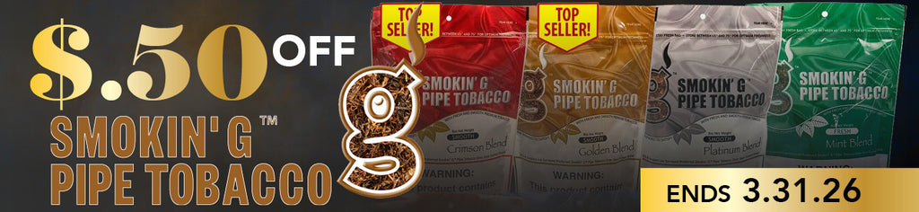 sale on Smokin' G Pipe Tobacco