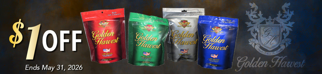 $1 off Golden Harvest pipe tobacco