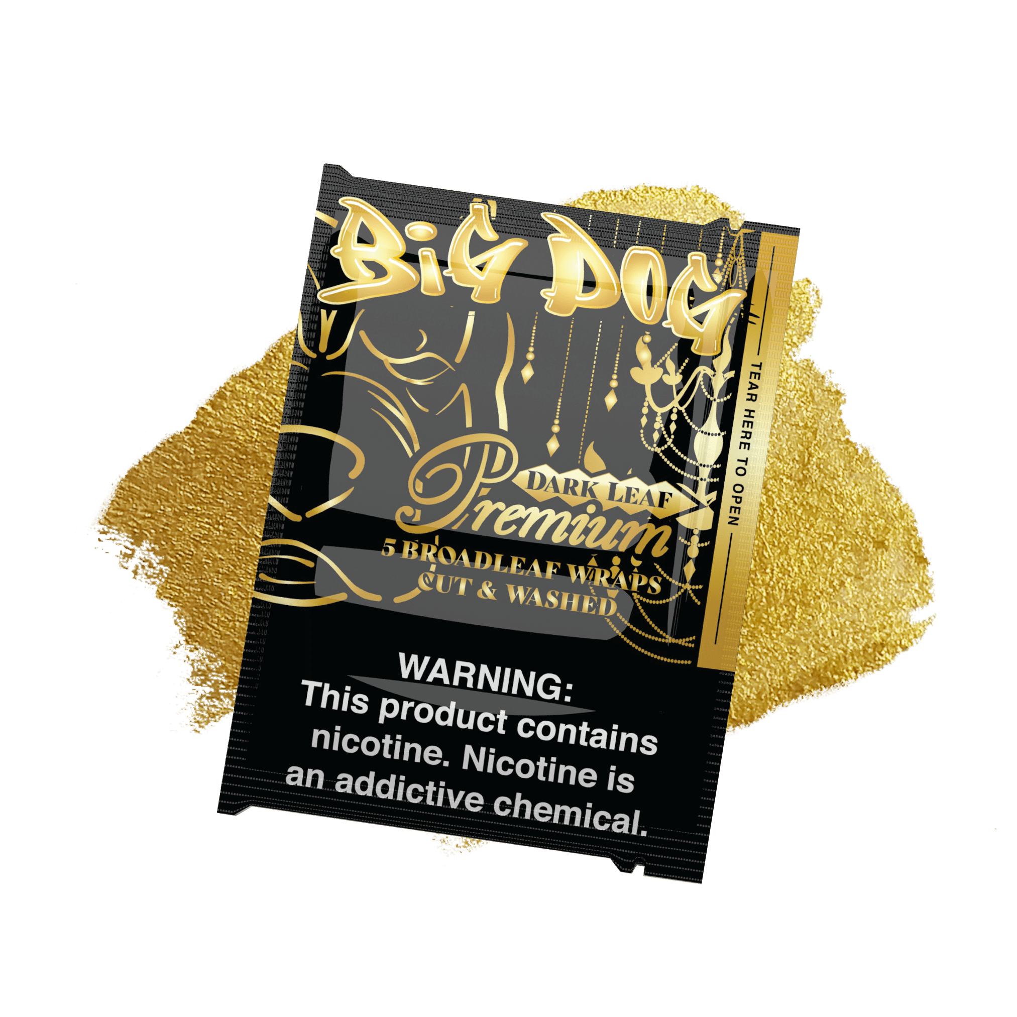 B*N様 マークコスタビ　give leaves a chance Big Dog Dark Leaf Premium Loose Leaf Wraps | BnB Tobacco