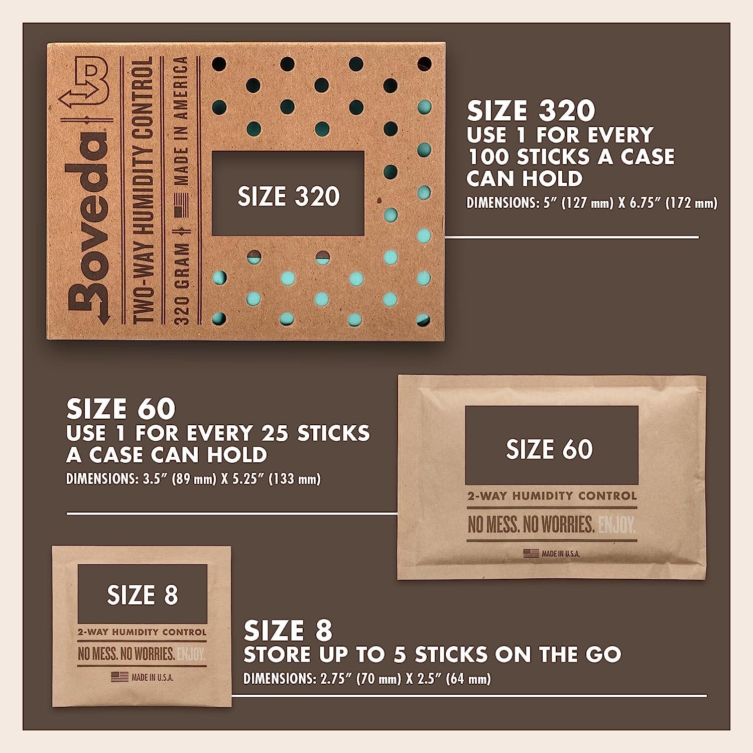 tobacco humidity Boveda Humidity Packs Boveda 84% 60g / Each