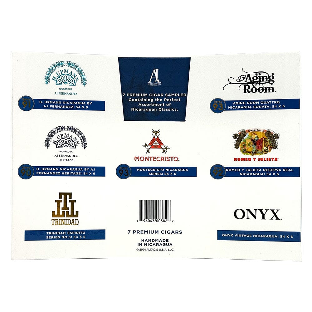Taste of Nicaragua Assortment by AJ Fernandez | BNB Tobacco – BnB
