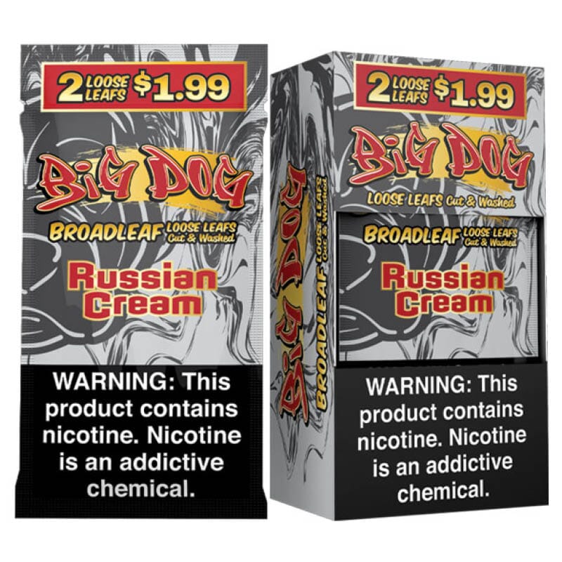 Big Dog Russian Cream Loose Leaf Wraps | BnB Tobacco