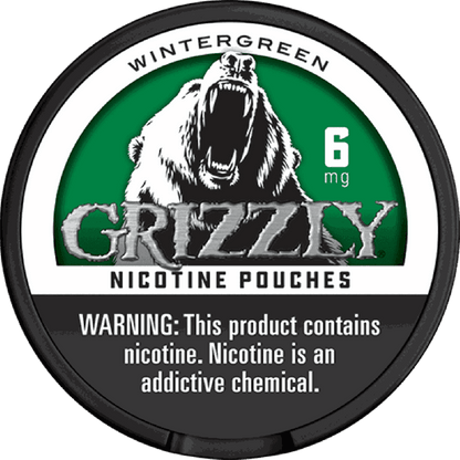 Grizzly Nicotine Pouches Wintergreen