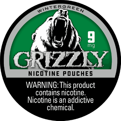 Grizzly Nicotine Pouches Wintergreen