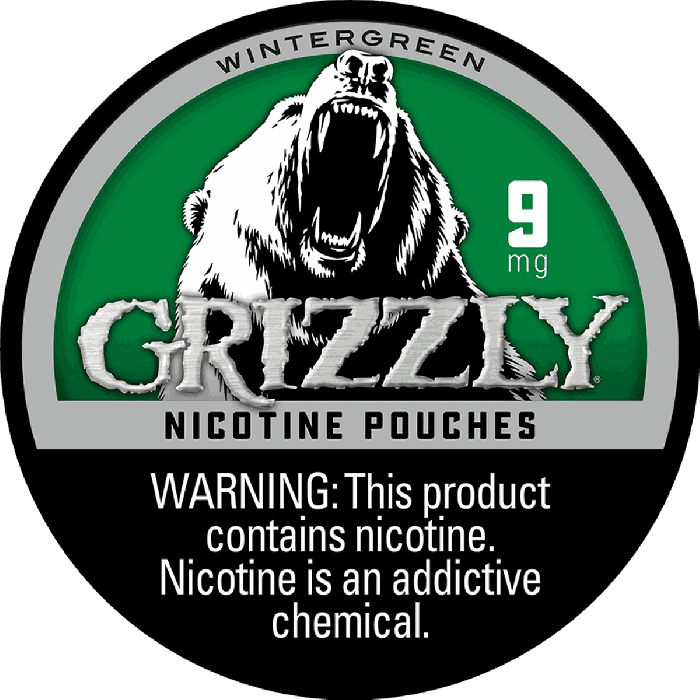 Grizzly Nicotine Pouches Wintergreen
