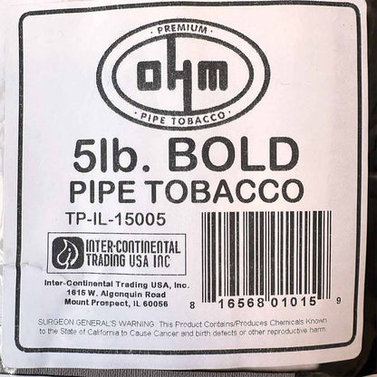 ohm bold pipe tobacco Ohm Bold Pipe Tobacco ohm bold pipe tobacco Ohm Bold Pipe Tobacco
