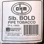 Ohm Bold Pipe Tobacco