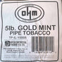 Ohm Menthol Gold Pipe Tobacco