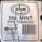 Ohm Menthol Pipe Tobacco