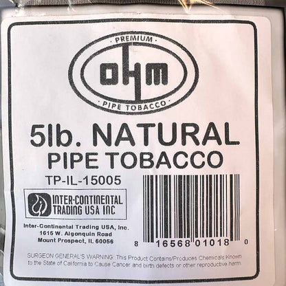 Ohm Natural Pipe Tobacco