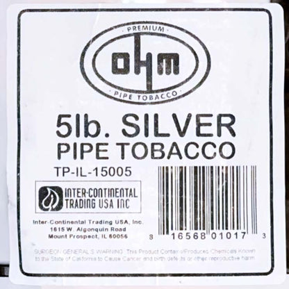 Ohm Silver Pipe Tobacco