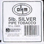Ohm Silver Pipe Tobacco