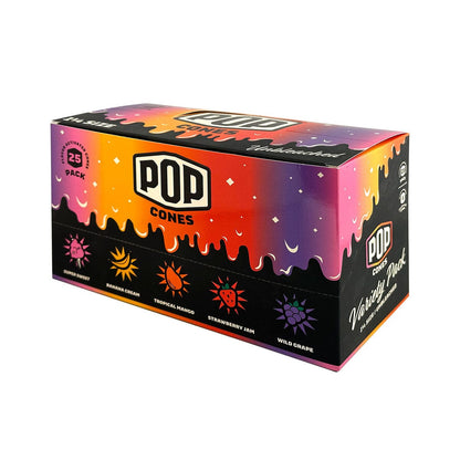 Pop Cones 1 1/4 Unbleached Variety Pack