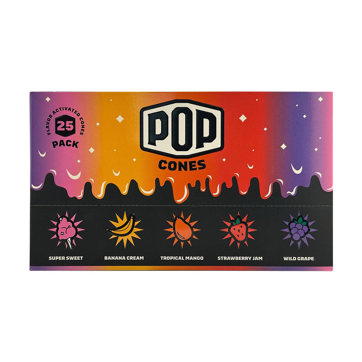Pop Cones 1 1/4 Unbleached Variety Pack