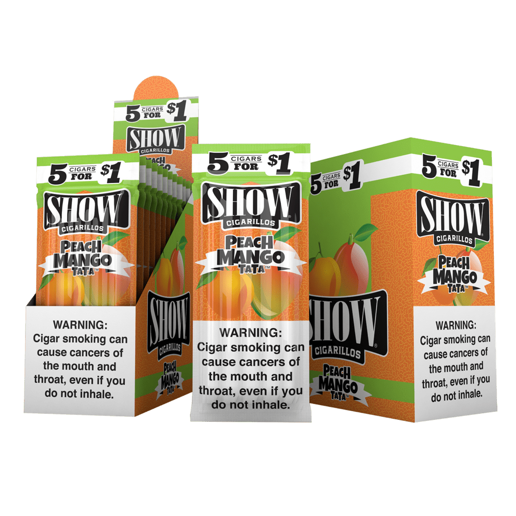 Show Peach Mango Tata Cigarillos