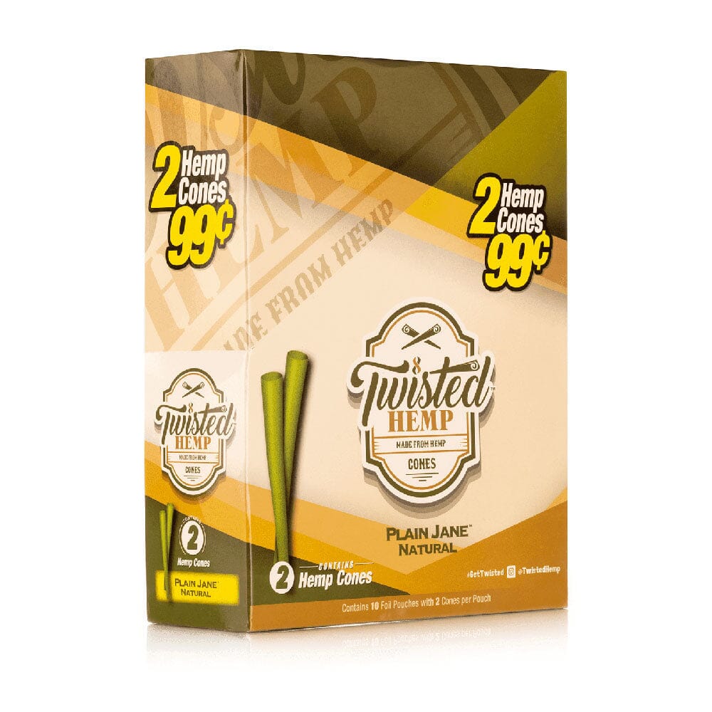 Twisted Hemp Plain Jane Cones