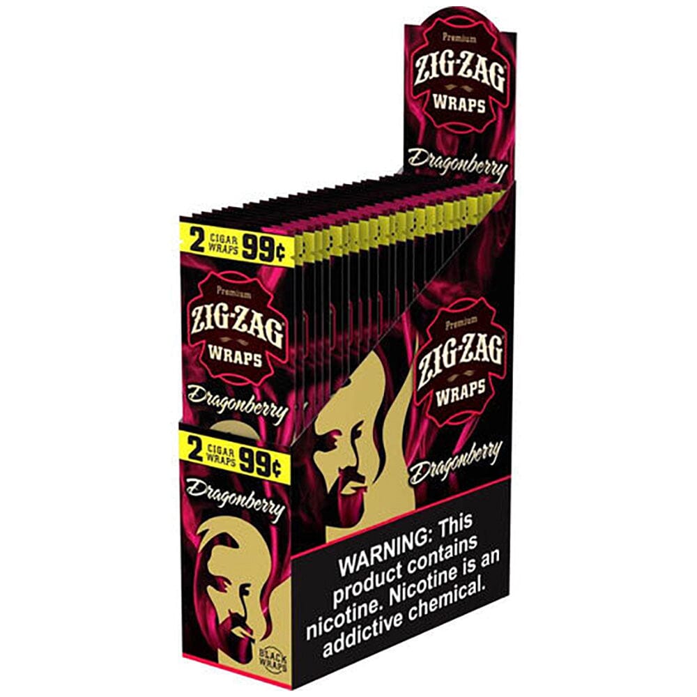 Zig Zag Dragon Berry Blunt Wraps