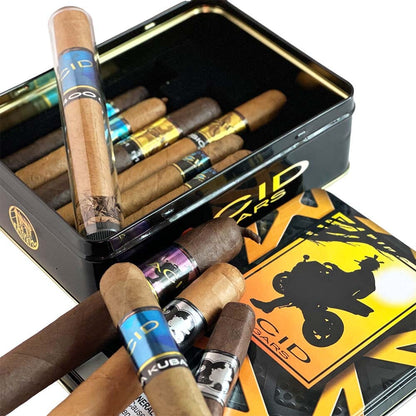 Acid cigar sampler tin