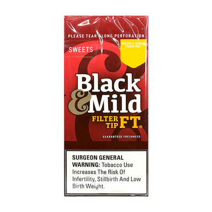 Black & Mild Filtered Tip Sweet Cigars